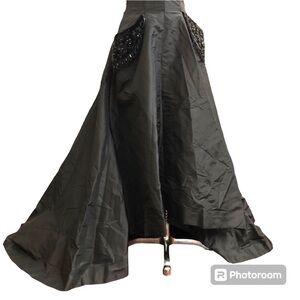 Stunning Vintage Beaded Hi Low Ball Dress